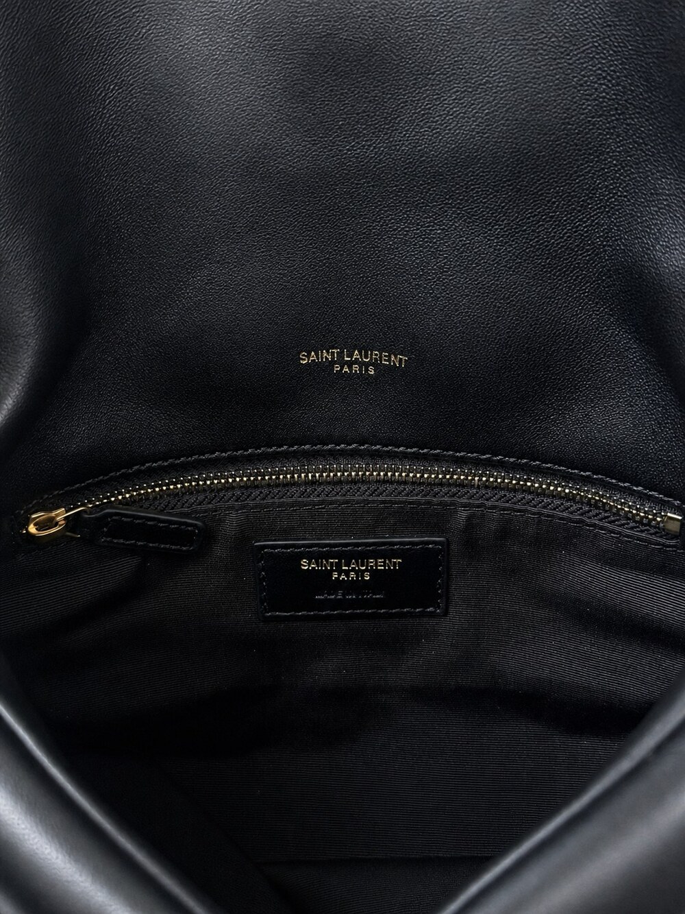 Yves Saint Laurent 577476 1EL0J 1000 Black Puffer Small Chain Bag - Picture 6 of 6